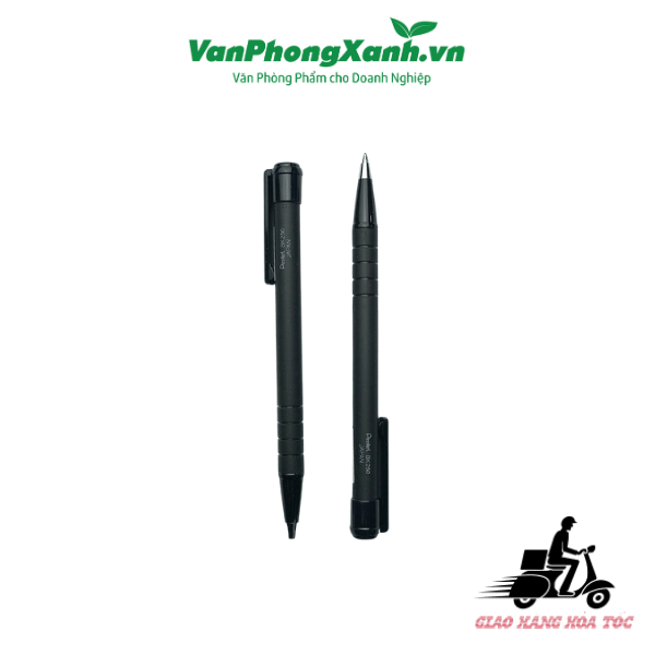 Bút Bi Bấm Pentel BK250 ( mực đen ) - Văn Phòng Xanh